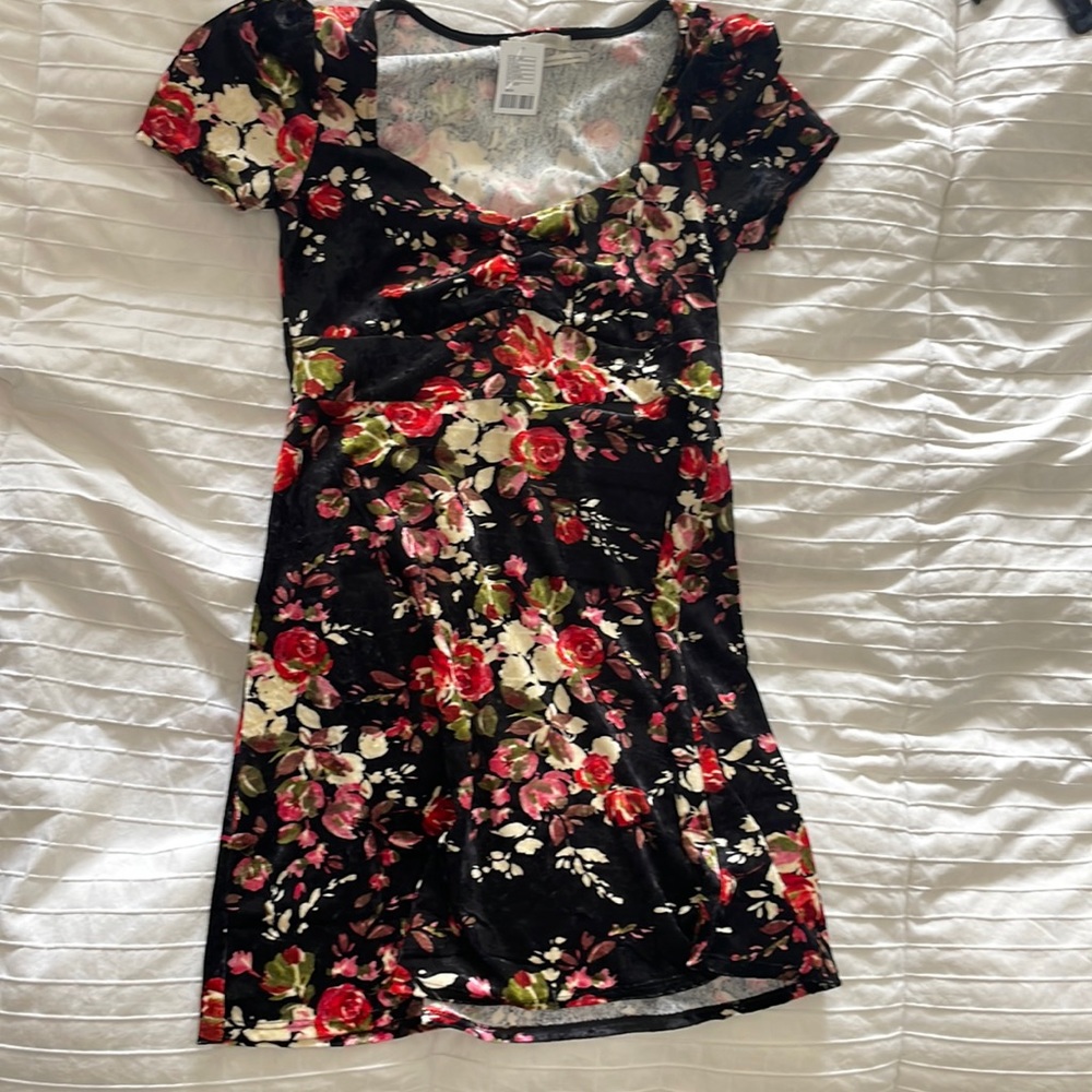 Urban outfitters velvet short dress